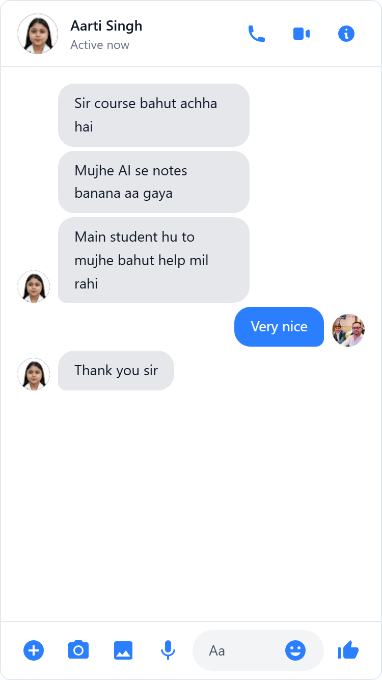 Student feedback